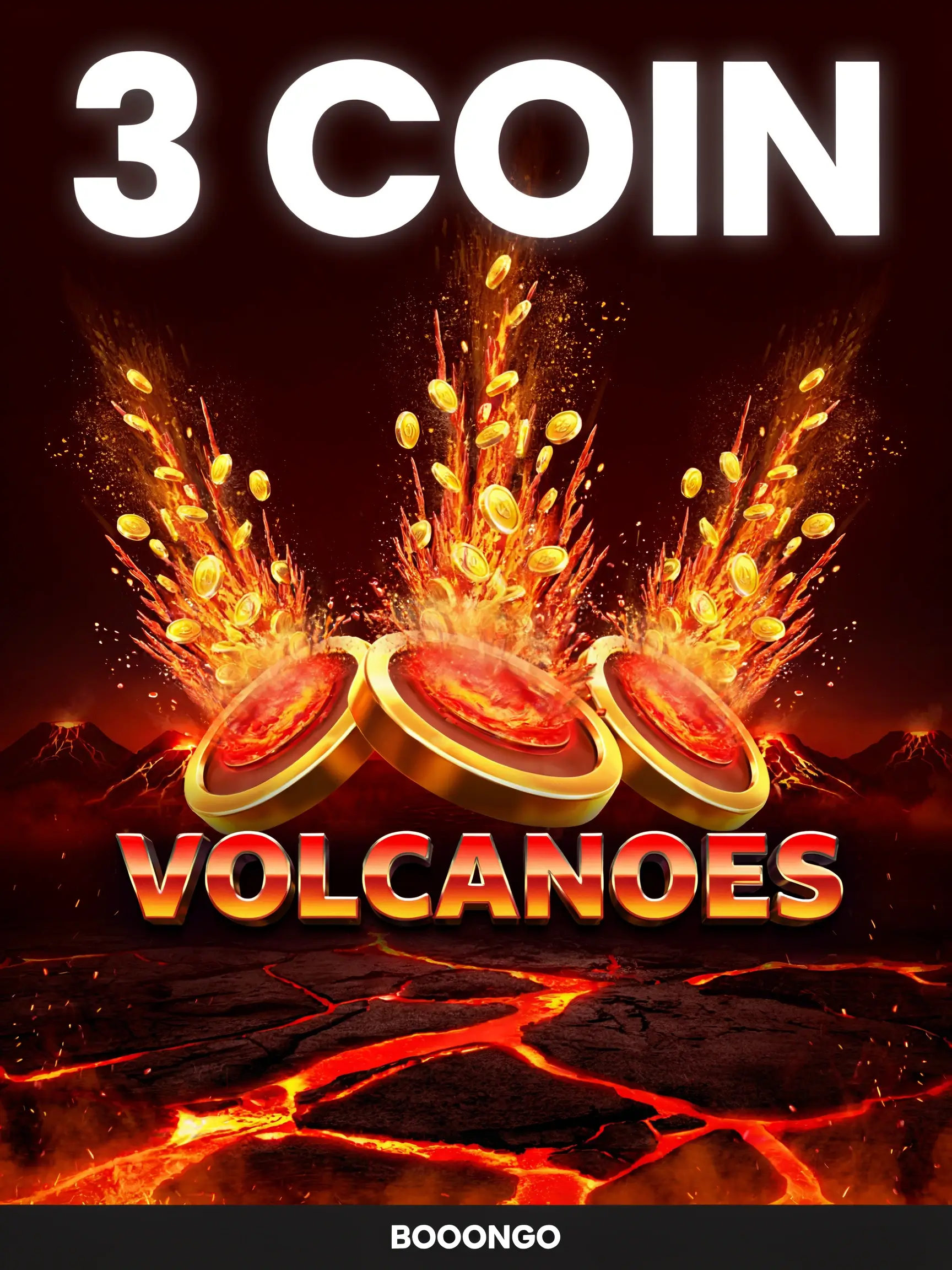Screenshot of the 3 Coin Volcanoes pokie