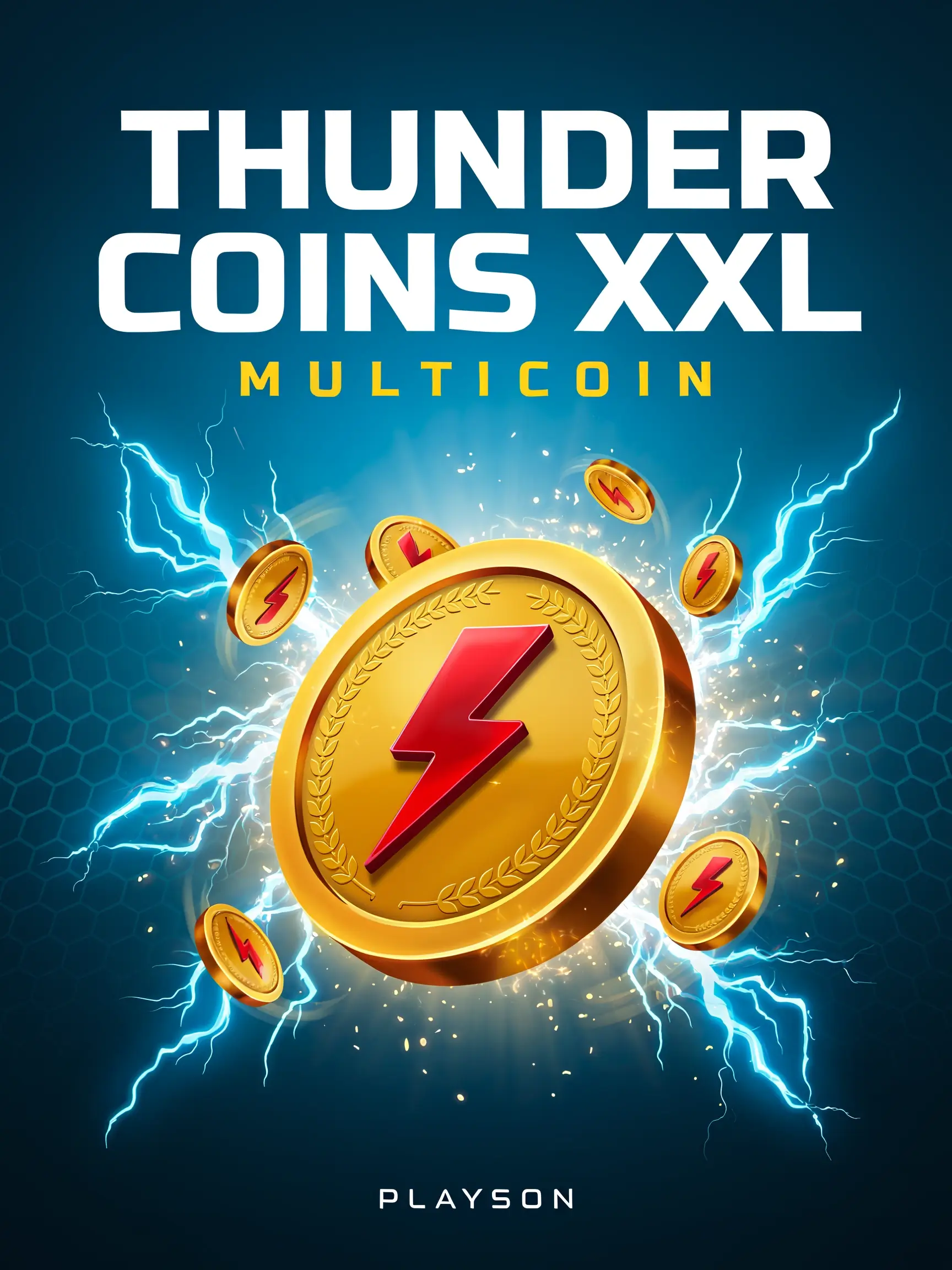Game art for the Thunder Coins XXL Multicoin pokie