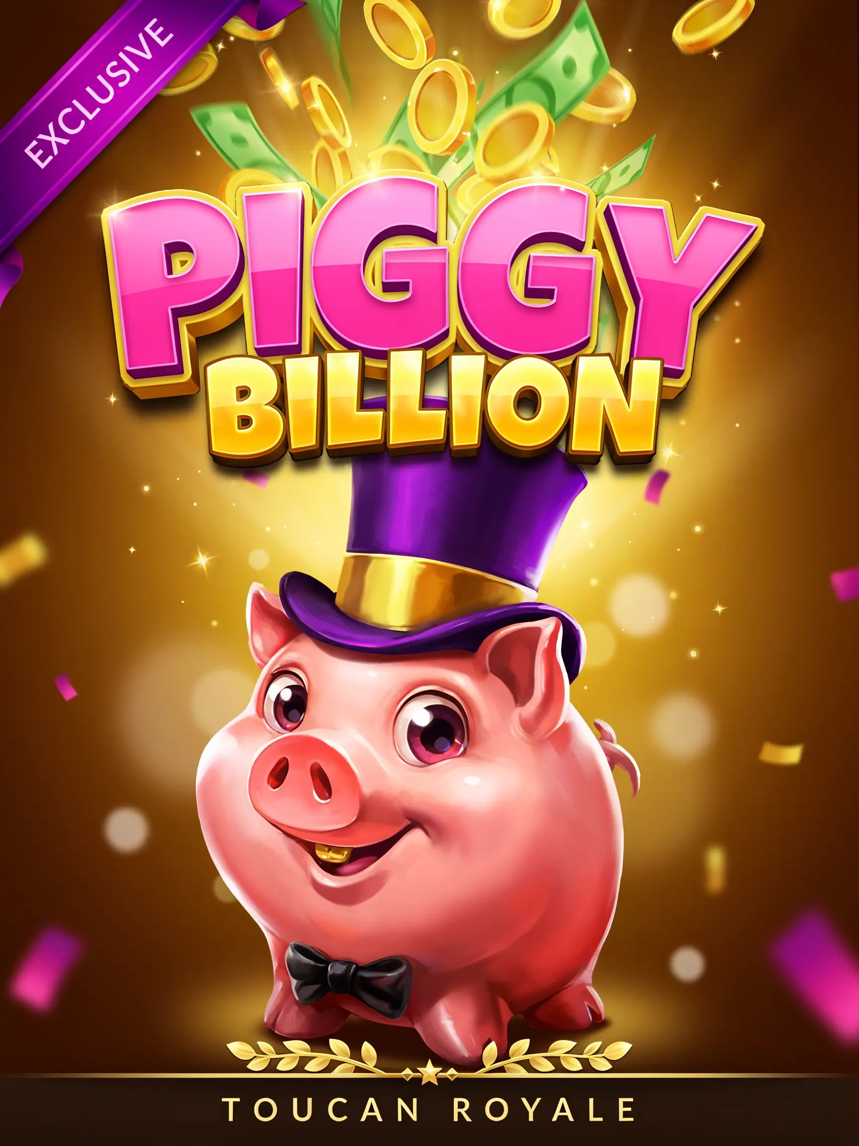 Game art for the Piggy Billion pokie